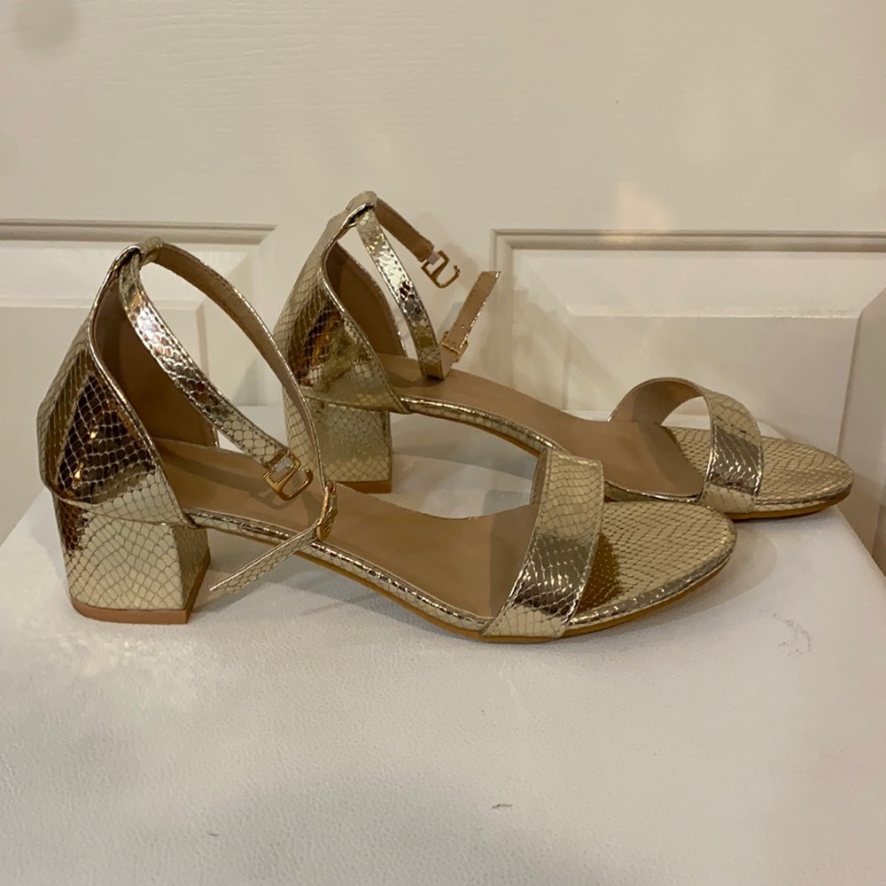 Gold Sandals